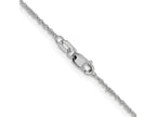 FJC Finejewelers 14 kt White Gold Sparkle Singapore Chain 22 Inches x 1 mm