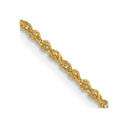 FJC Finejewelers 14 kt Yellow Gold Sparkle Singapore Chain 24 Inches x 1.3 mm