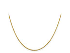 FJC Finejewelers 14 kt Yellow Gold Sparkle Singapore Chain 24 Inches x 1.3 mm