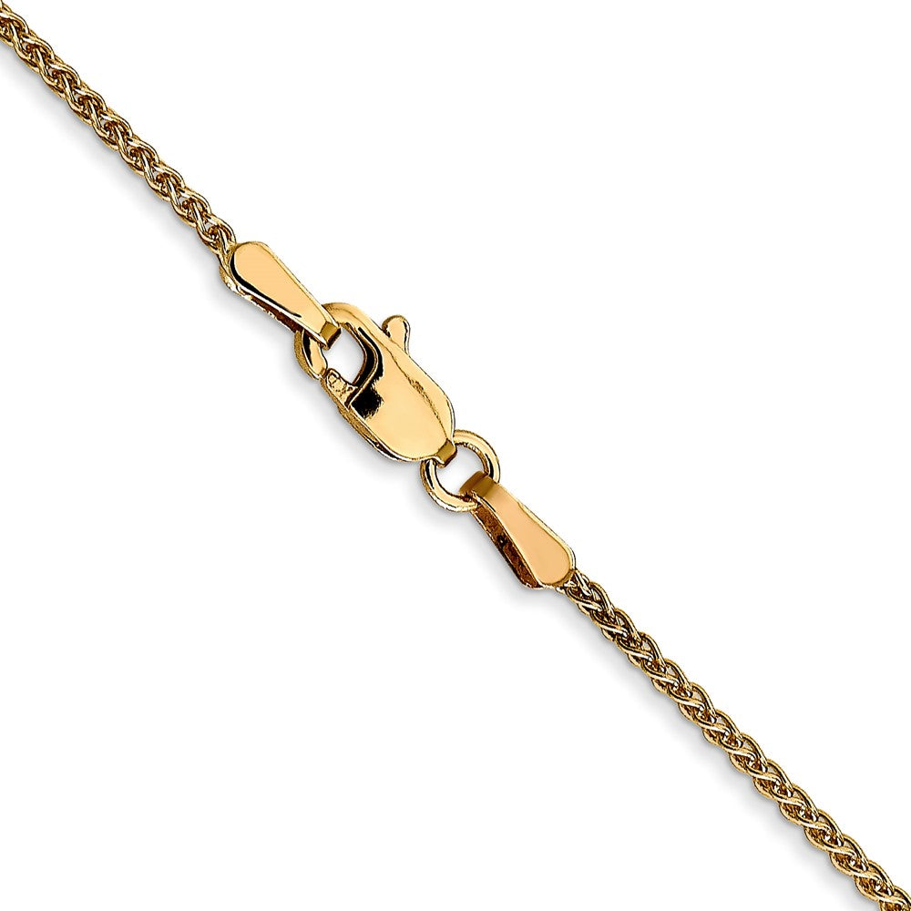 FJC Finejewelers 14 kt Yellow Gold Spiga (Wheat) Chain 22 Inches x 1.2 mm