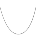 FJC Finejewelers 14 kt White Gold Spiga (Wheat) Chain 22 Inches x 1.2 mm