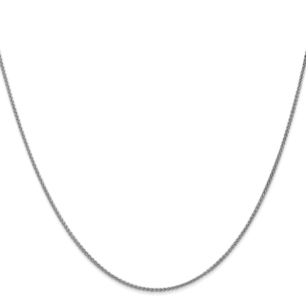 FJC Finejewelers 14 kt White Gold Spiga (Wheat) Chain 22 Inches x 1.2 mm