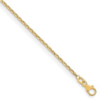 FJC Finejewelers 18 kt Yellow Gold Bright Cut Cable Chain 20 Inches x 1.5 mm