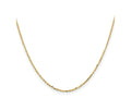 FJC Finejewelers 18 kt Yellow Gold Bright Cut Cable Chain 20 Inches x 1.5 mm