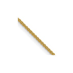 FJC Finejewelers 14 kt Yellow Gold Spiga (Wheat) Chain 22 Inches x 0.8 mm
