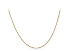 FJC Finejewelers 14 kt Yellow Gold Spiga (Wheat) Chain 22 Inches x 0.8 mm