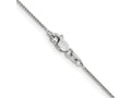 FJC Finejewelers 14 kt White Gold Spiga (Wheat) Chain 24 Inches x 0.8 mm