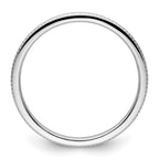 FJC Finejewelers 10 kt White Gold 1.2mm Bead Stackable Band Ring