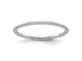FJC Finejewelers 10 kt White Gold 1.2mm Bead Stackable Band Ring