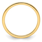FJC Finejewelers 10 kt Yellow Gold 1.2mm Bead Stackable Band Size Ring