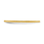 FJC Finejewelers 10 kt Yellow Gold 1.2mm Bead Stackable Band Size Ring