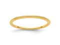 FJC Finejewelers 10 kt Yellow Gold 1.2mm Bead Stackable Band Size Ring