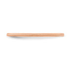 FJC Finejewelers 10 kt Rose Gold 1.2mm Milgrain Stackable Band Ring