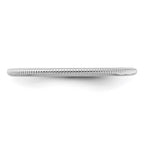 FJC Finejewelers 10 kt White Gold 1.2mm Milgrain Stackable Band Ring