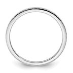 FJC Finejewelers 10 kt White Gold 1.2mm Twisted Wire Pattern Stackable Band Ring