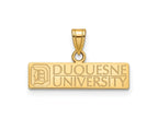 LogoArt 10 kt Yellow Gold Duquesne University Medium Charm 18 x 18 mm