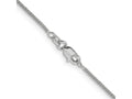 FJC Finejewelers 14 kt White Gold Spiga Bright Cut Quadra Wheat Chain 22 Inches x 0.8 mm