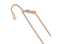 FJC Finejewelers 14 kt Rose Gold Spiga Adjustable Wheat Chain 22 Inches x 1 mm