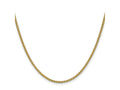 FJC Finejewelers 14 kt Yellow Gold Spiga (Wheat) Chain 22 Inches x 2.1 mm
