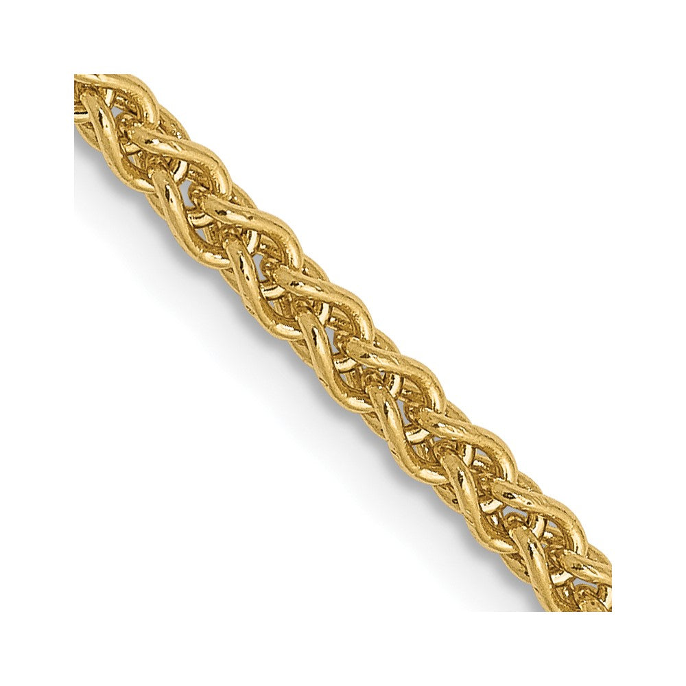 FJC Finejewelers 14 kt Yellow Gold Spiga (Wheat) Chain 30 Inches x 2.1 mm