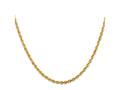 FJC Finejewelers 10 kt Yellow Gold Ultra Bright Cut Lightweight Rope Chain 18 Inches x 2.75 mm