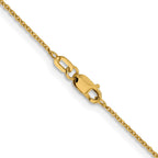 FJC Finejewelers 10 kt Yellow Gold Flat Cable Chain 18 Inches x 1.1 mm