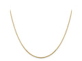 FJC Finejewelers 10 kt Yellow Gold Sparkle Octagonal Box Chain 18 Inches x 0.95 mm
