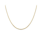 FJC Finejewelers 10 kt Yellow Gold Sparkle Octagonal Box Chain 18 Inches x 0.95 mm