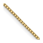 FJC Finejewelers 10 kt Yellow Gold Sparkle Octagonal Box Chain 20 Inches x 0.95 mm