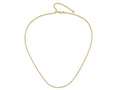 FJC Finejewelers 10 kt Yellow Gold Spiga Adjustable 1.35mm Wheat Chain 22 Inches x 5.25 mm
