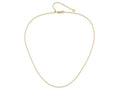 FJC Finejewelers 10 kt Yellow Gold Adjustable Bright Cut Cable Chain 22 Inches x 1.1 mm
