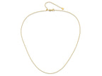 FJC Finejewelers 10 kt Yellow Gold Adjustable Bright Cut Cable Chain 22 Inches x 1.1 mm