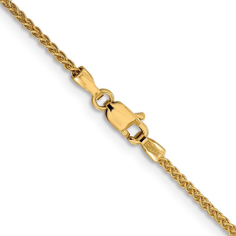 FJC Finejewelers 14 kt Yellow Gold Spiga (Wheat) Chain 22 Inches x 1.5 mm