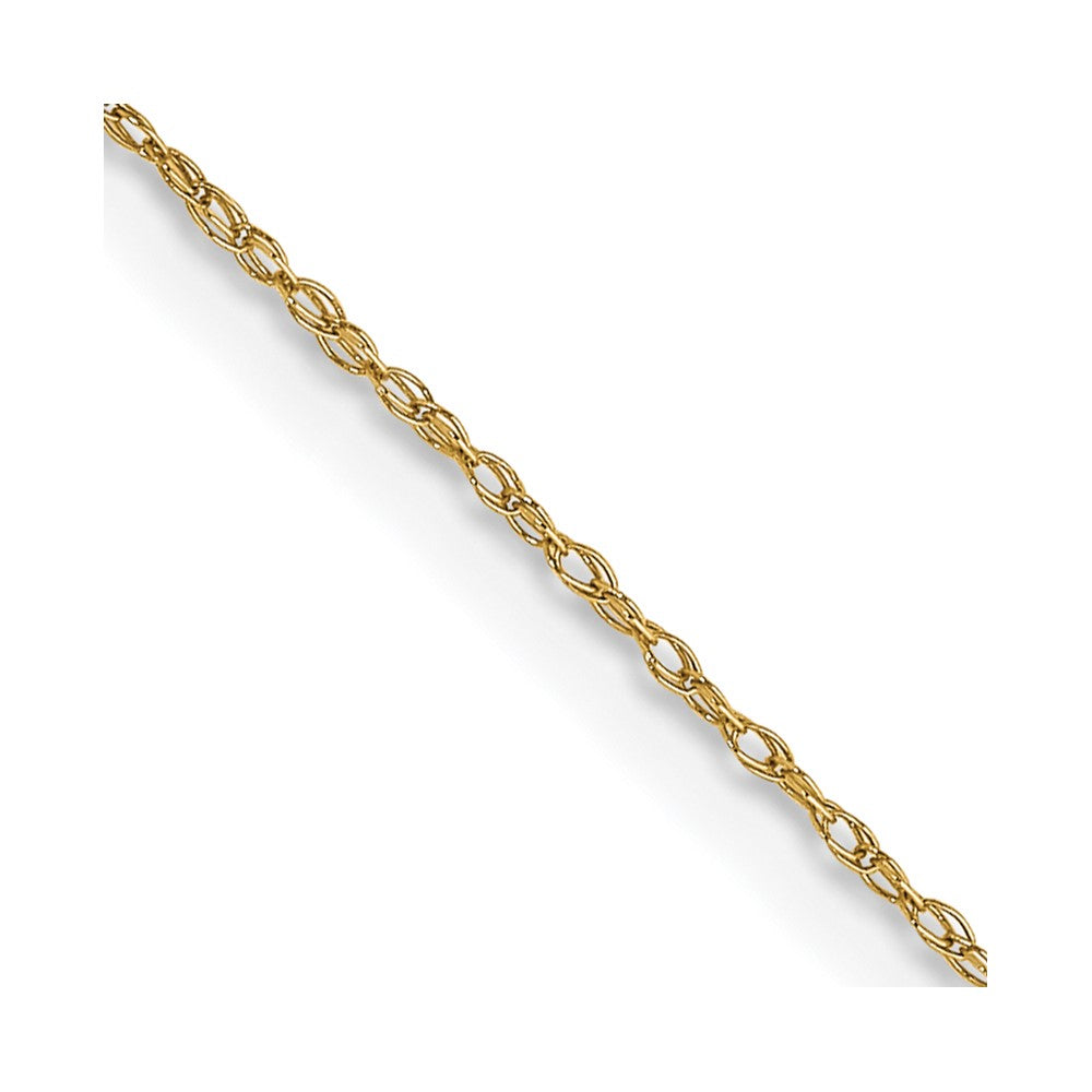 FJC Finejewelers 14 kt Yellow Gold .5 mm Carded Cable Rope Chain 22 Inches x 0.5 mm