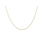 FJC Finejewelers 14 kt Yellow Gold .5 mm Carded Cable Rope Chain 22 Inches x 0.5 mm