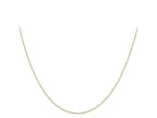 FJC Finejewelers 14 kt Yellow Gold .42 mm Carded Curb Chain 13 Inches x 0.42 mm