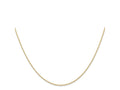 FJC Finejewelers 14 kt Yellow Gold mm Carded Cable Rope Chain 13 Inches x 0.6 mm
