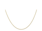 FJC Finejewelers 14 kt Yellow Gold .6 mm Carded Cable Rope Chain 22 Inches x 0.6 mm