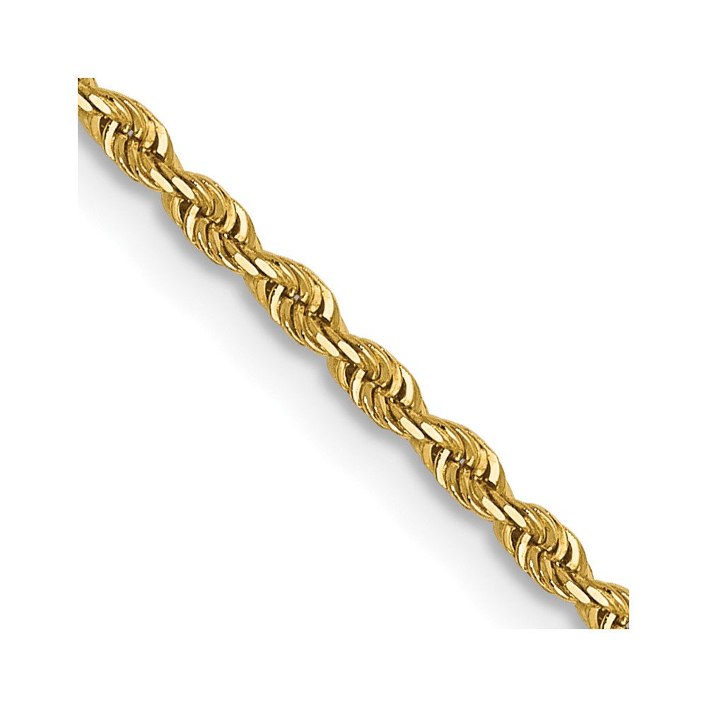 FJC Finejewelers 14 kt Yellow Gold Bright Cut Quadruple Rope Chain 26 Inches x 1.3 mm