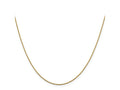 FJC Finejewelers 14 kt Yellow Gold Bright Cut Twisted Box Chain 20 Inches x 0.9 mm