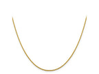 FJC Finejewelers 14 kt Yellow Gold Cable Bright Cut Oval Link Chain 18 Inches x 1.25 mm