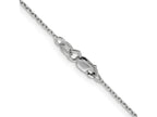 FJC Finejewelers 14 kt White Gold Bright Cut Rolo Chain 18 Inches x 1.25 mm