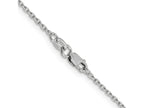 FJC Finejewelers 14 kt White Gold Bright Cut Rolo Chain 18 Inches x 1.5 mm