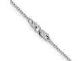 FJC Finejewelers 14 kt White Gold Bright Cut Rolo Chain 24 Inches x 1.5 mm