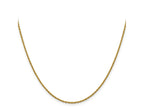 FJC Finejewelers 14 kt Yellow Gold Bright Cut Rolo Chain 20 Inches x 1.5 mm