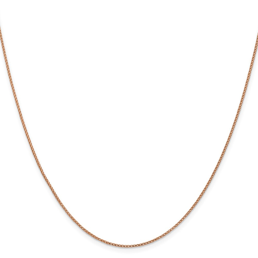 FJC Finejewelers 14 kt Rose Gold Bright Cut Open Franco Chain 24 Inches x 0.95 mm