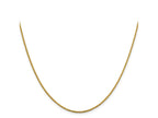 FJC Finejewelers 14 kt Yellow Gold Bright Cut Open Franco Chain 20 Inches x 1.4 mm