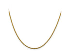 FJC Finejewelers 14 kt Yellow Gold Bright Cut Open Franco Chain 18 Inches x 1.6 mm