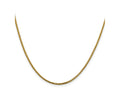 FJC Finejewelers 14 kt Yellow Gold Bright Cut Open Franco Chain 20 Inches x 1.6 mm
