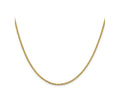 FJC Finejewelers 14 kt Yellow Gold Bright Cut Open Franco Chain 24 Inches x 2.1 mm
